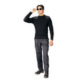 Government Type Black Wool Commando Sweater (54)